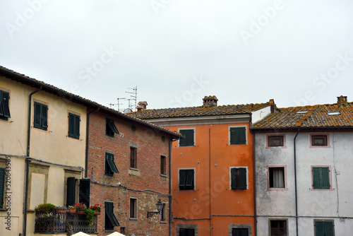 foreshortening in Peccioli tuscany Italy