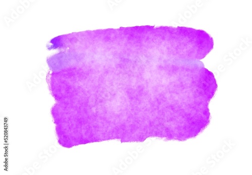 Colorful Watercolor art hand brush strokes paint isolated on white background. Abstract Watercolor background concept