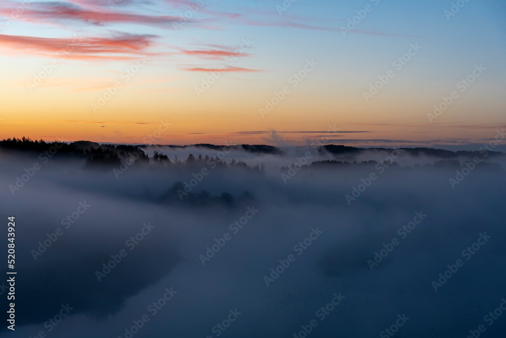 Sunrise over the river