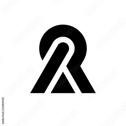 Letter AP AR monogram logo template