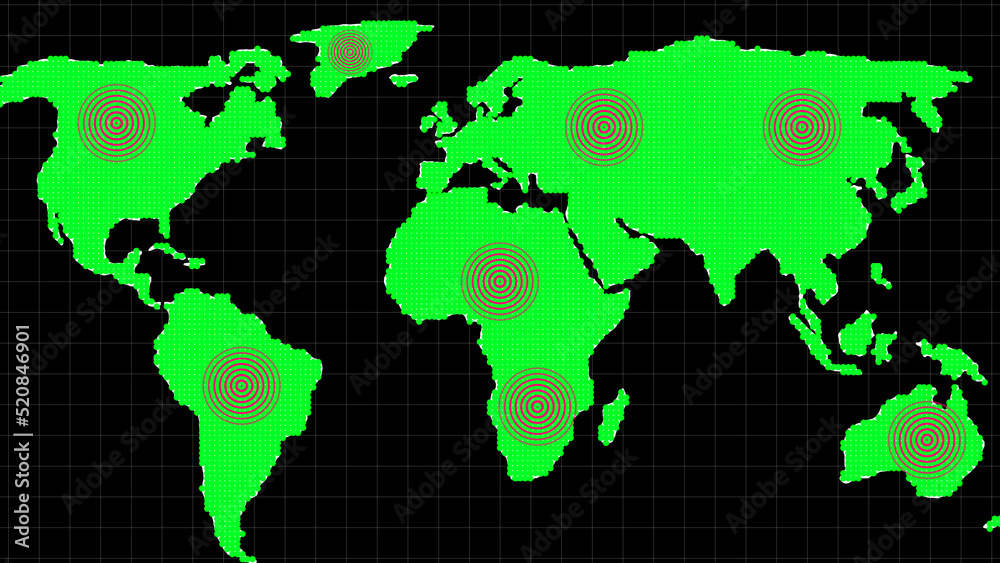 World Pin Point Location Map illustration. World Pin Point Location Map illustration.