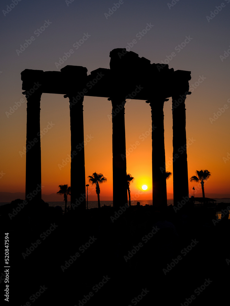 Fototapeta premium Temple of Apollo in Side, Antalya, Turkey