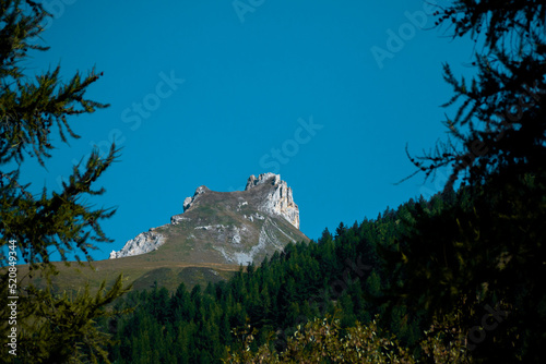 montain in the alpes photo