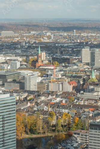view of the city of Düsseldorf