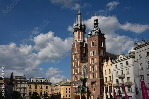  Monuments de la Grand Place de Cracovie. Pologne