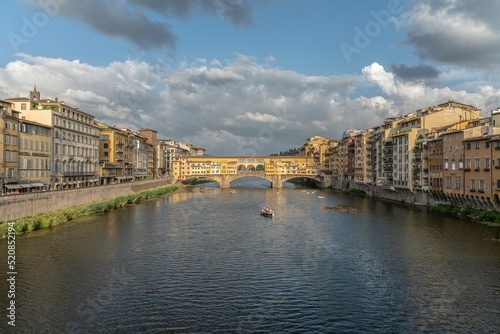 View of the "Ponte Vecchio" in Florence © giadophoto