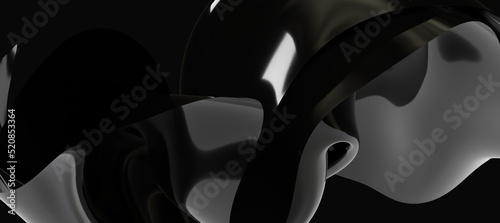 Black Oil or Petrol liquid ...