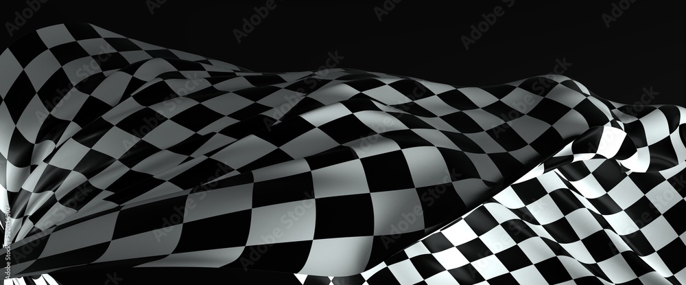 Obraz premium finish flag finishflag background muster