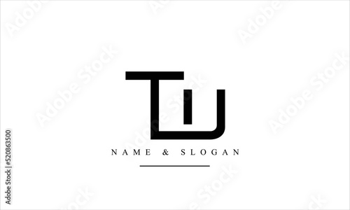 TW, WT, T, W abstract letters logo monogram