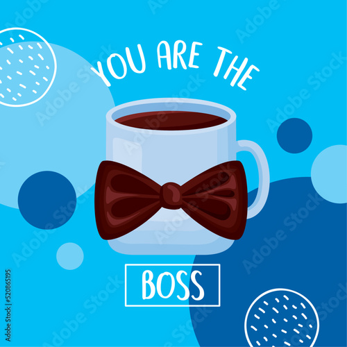 fathers day lettering postcard