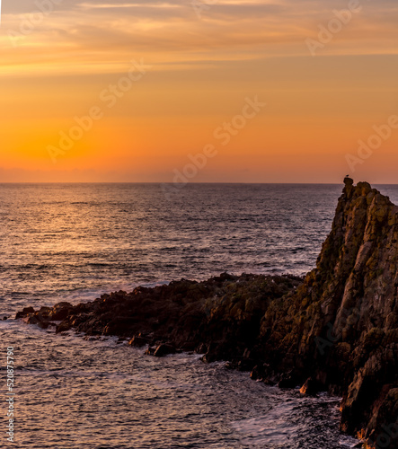 Sunset and Sunrise images around Ballintoy, Causeway Coast and Glens, International Appalachian Trail, Ulster Way, County Antrim, Northern Ireland