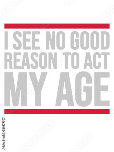to act my age 