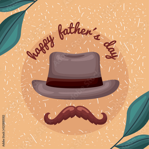 happy fathers day postcard