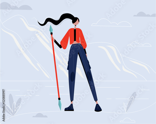 Superheroes women characters. Super girls cartoon vector