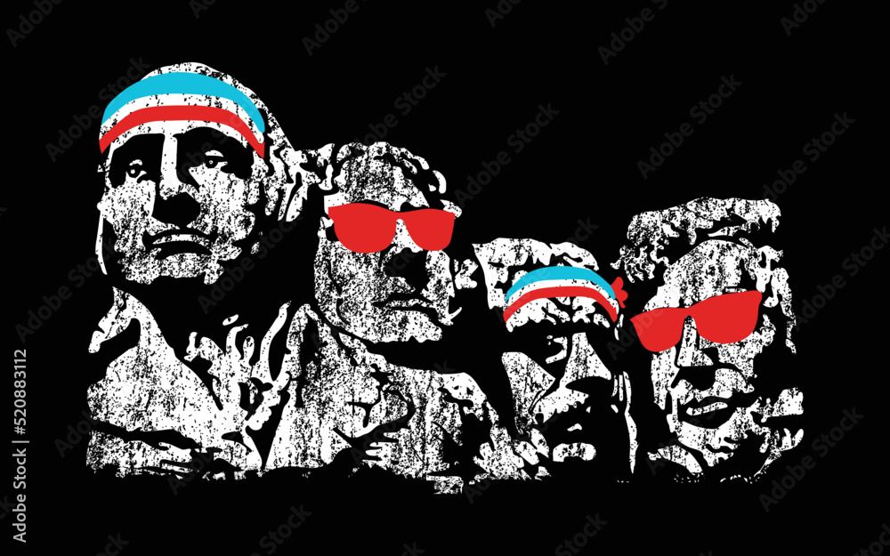 Mount Rushmore National Memorial Vector Illustration Stock Vector Adobe Stock Mount Rushmore National Memorial Vector Illustration Stock Vector Adobe Stock