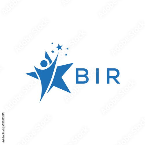 BIR Letter logo  white background .BIR Business finance logo design vector image  in illustrator .BIR  letter logo design for entrepreneur and business.
