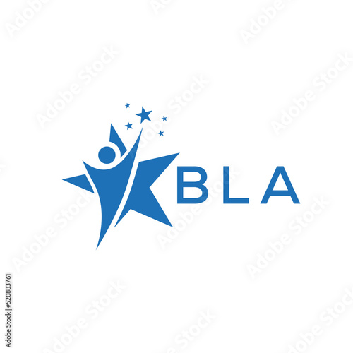 BLA Letter logo  white background .BLA Business finance logo design vector image  in illustrator .BLA  letter logo design for entrepreneur and business.
