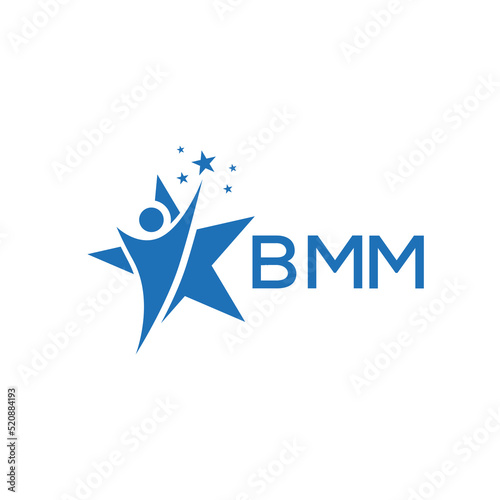 BMM technically letter logo design with white background in illustrator, BMM vector logo Unique alphabet font overlap style.
 photo