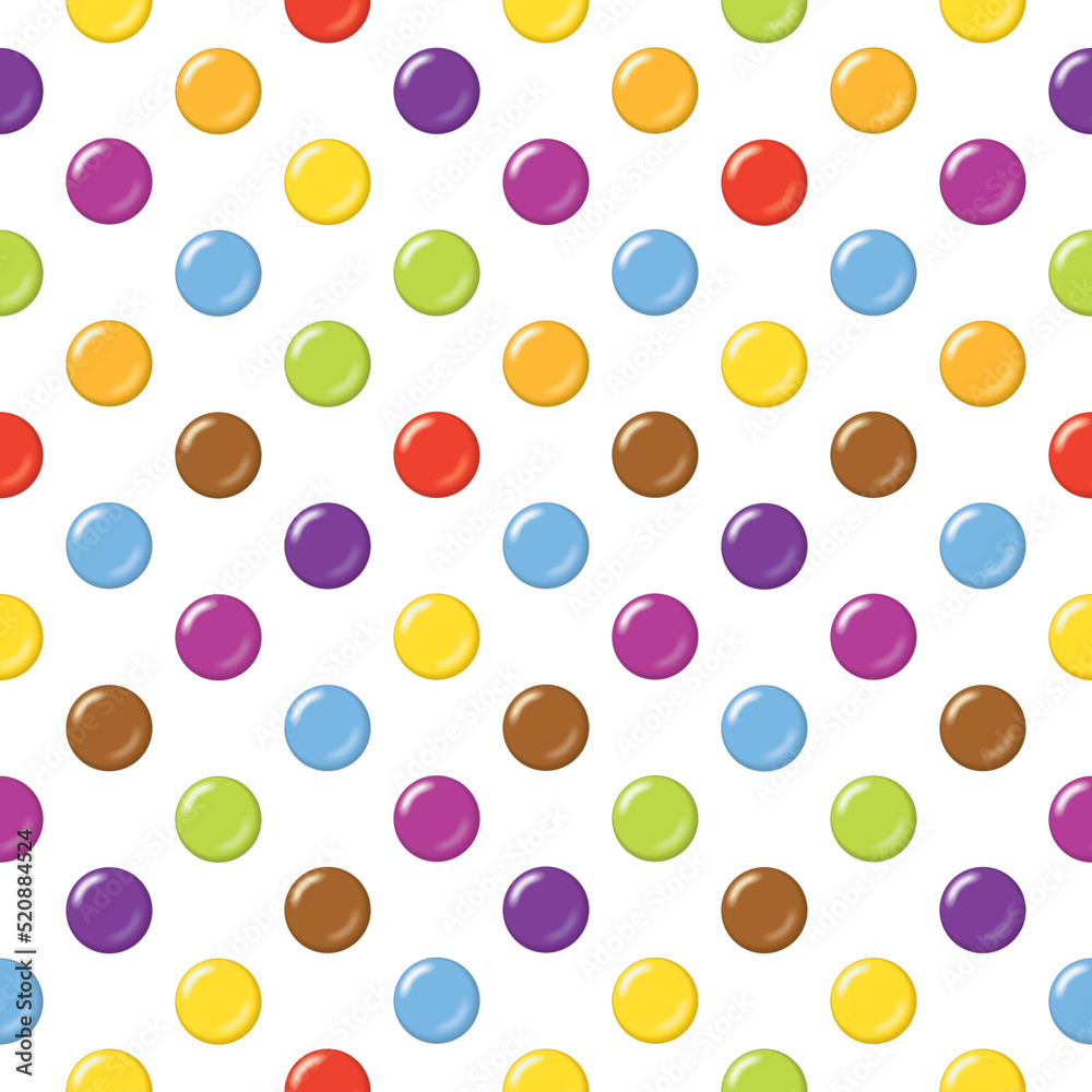 Seamless candy background pattern. Ideal for packaging, retail design or textiles. Seamless candy background pattern. Ideal for packaging, retail design or textiles.
