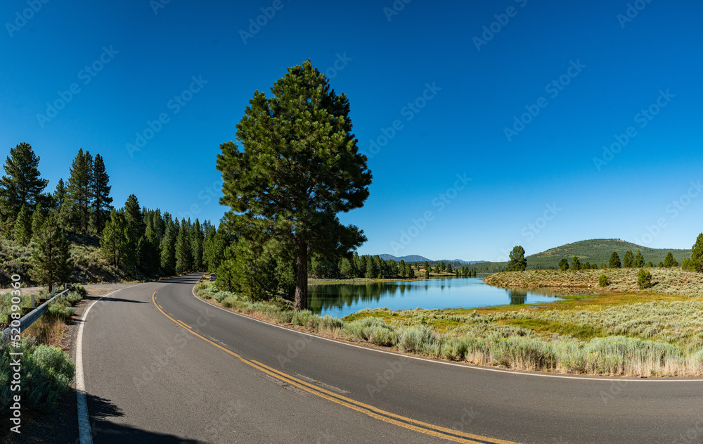 Lake Beside California Wilderness Road