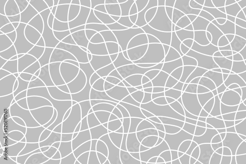 Vector abstract background with freehand continuous lines.