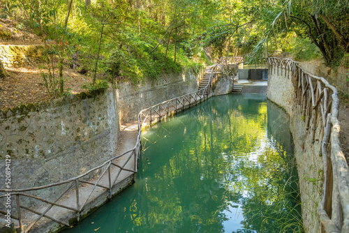 The Rodini park in Rhodes island, Greece, Europe. photo