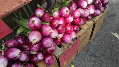 Fresh produce at the FRESHFARM Dupont Circle farmers market, held each Sunday at Dupont Circle in Washington, DC. photo