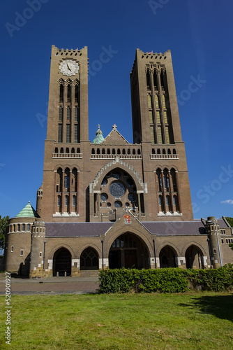 Saint Bavo's Cathedral Basilica (Koepel Kathedraal), Roman Catholic church built in neo-Roman style. Cathedral Basilica is dedicated to the patron of Haarlem. Haarlem, North Holland, the Netherlands. photo