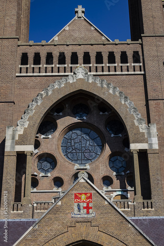 Saint Bavo's Cathedral Basilica (Koepel Kathedraal), Roman Catholic church built in neo-Roman style. Cathedral Basilica is dedicated to the patron of Haarlem. Haarlem, North Holland, the Netherlands. photo