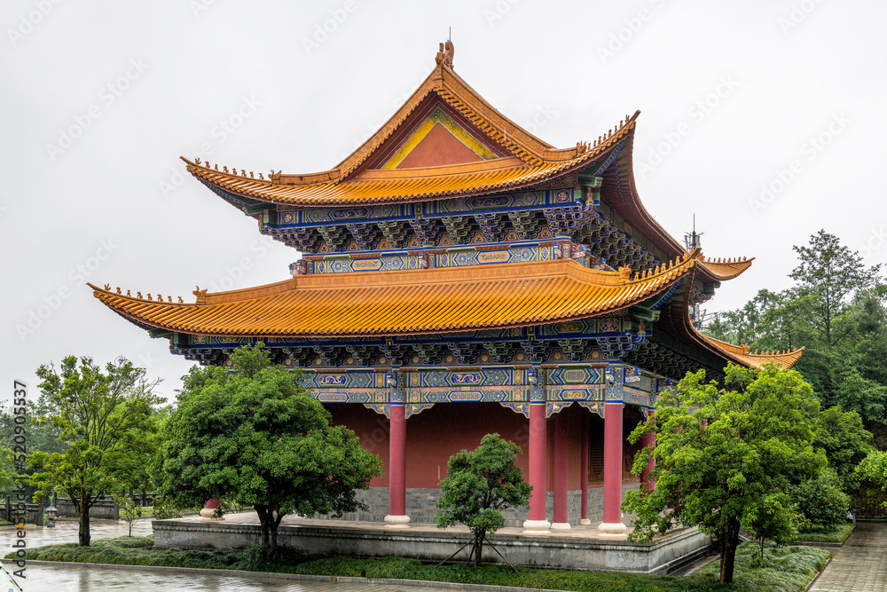 Chinses classical architecture of Chongsheng temple in dali city yunnan province, China. Chinses classical architecture of Chongsheng temple in dali city yunnan province, China.