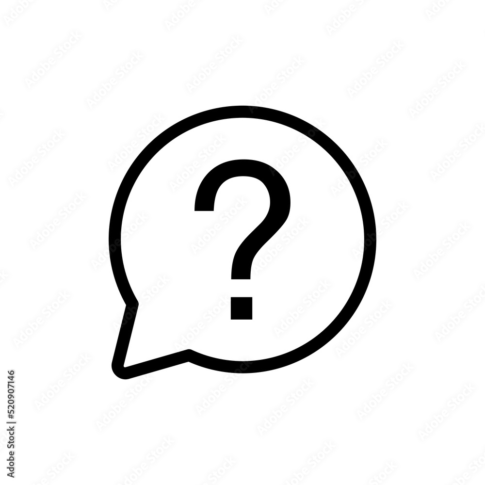 Question icon vector. Help Symbol. Clean and modern vector illustration for a website or mobile applications isolated in white background. Best used for frequently asked question icon. Question icon vector. Help Symbol. Clean and modern vector illustration for a website or mobile applications isolated in white background. Best used for frequently asked question icon.