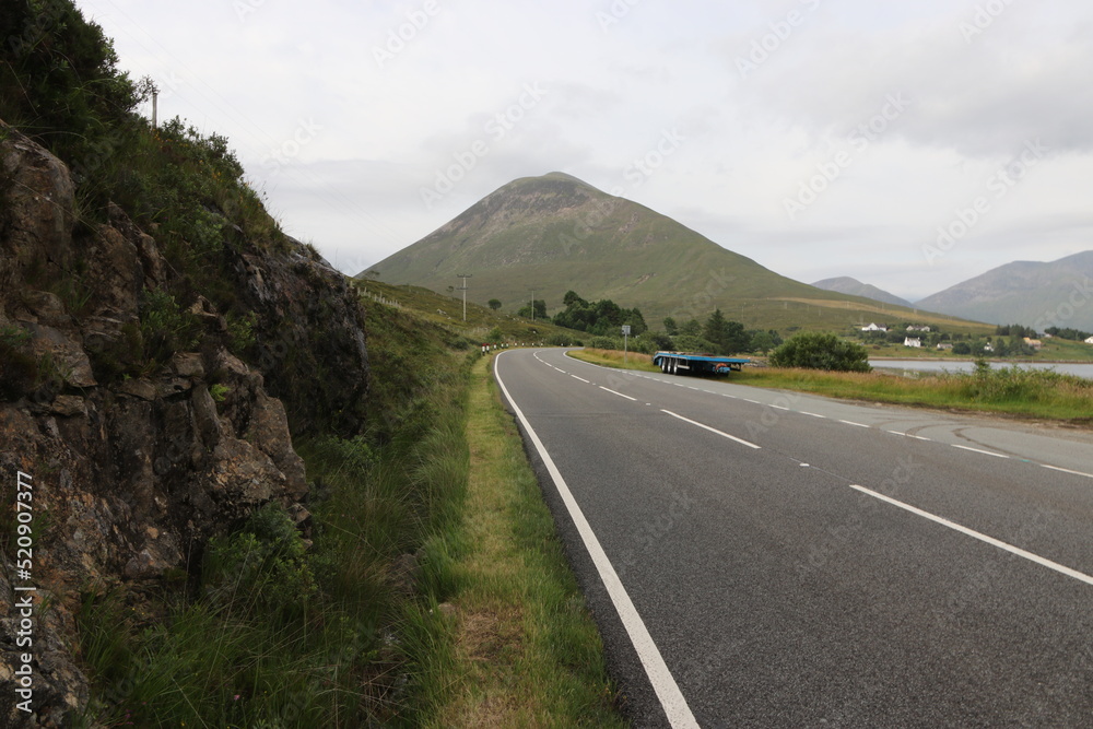 Naklejka premium Mountains and Lakes