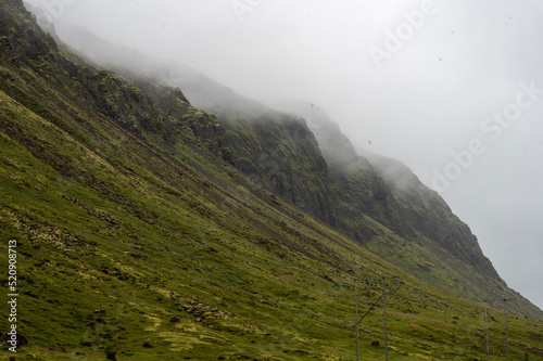fog in the mountains