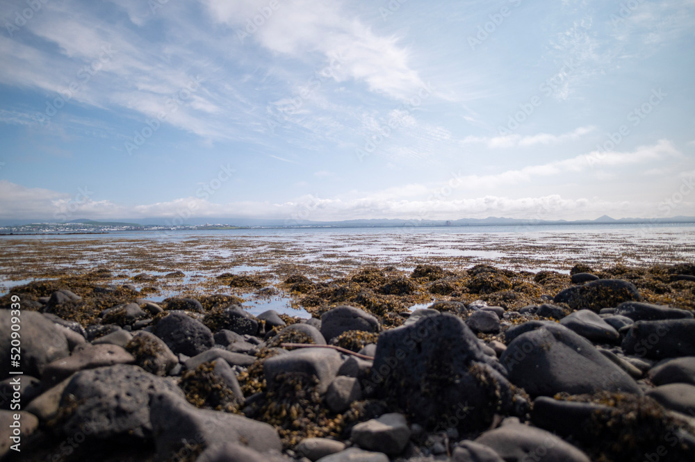 rocks on the beach rocks on the beach