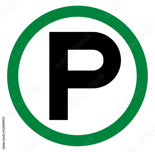 parking sign symbol - parking sign