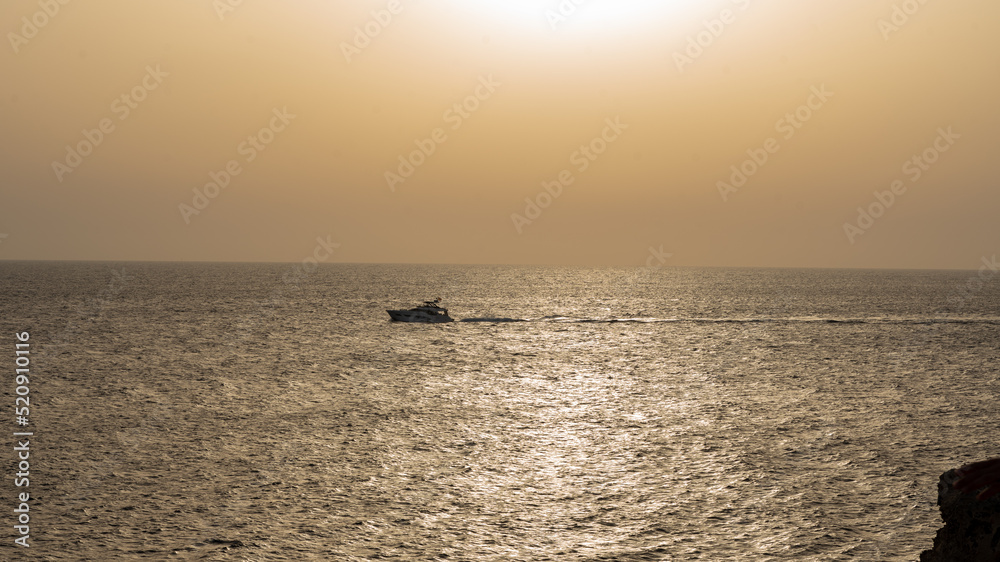 warm sunset light in Menorca