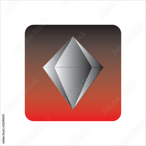 Light Crystal logo or vector design illustration template web