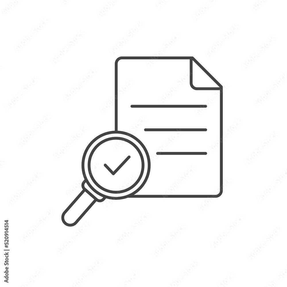 magnifying glass like check assess icons symbol vector elements for infographic web magnifying glass like check assess icons symbol vector elements for infographic web