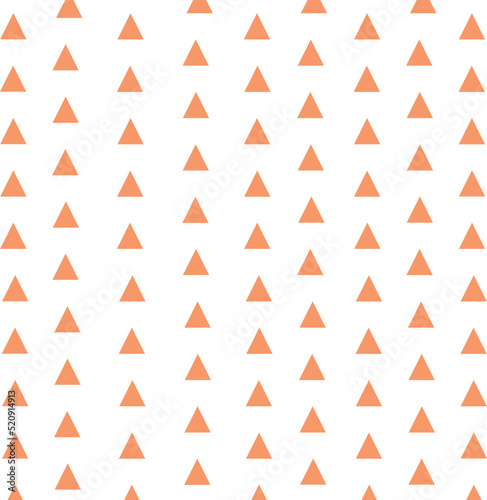 vector abstract pattern simple triangle orange and white tribal ethnic traditional design for background ikat argyle gingham made in traditional textile center in india