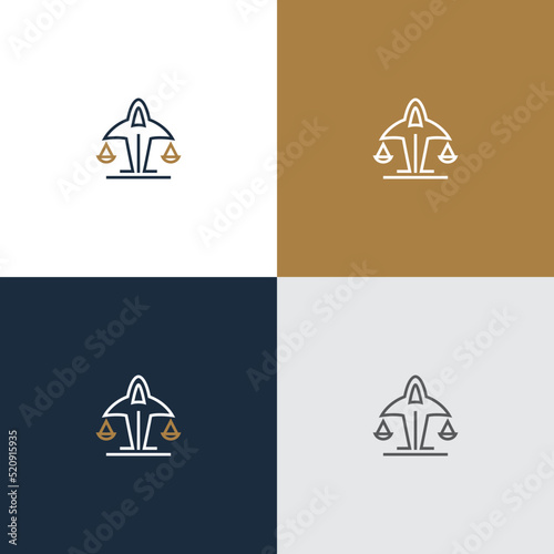 law. firm. attorney logo design