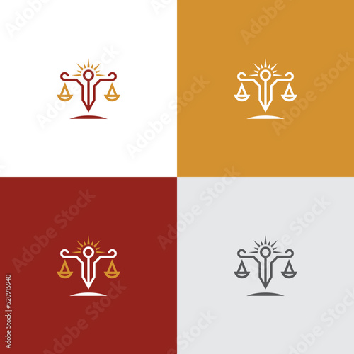 law. firm. attorney logo design