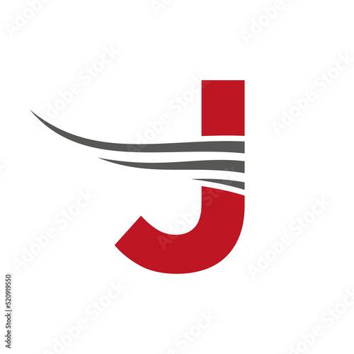 Initial Monogram Letter J Logo Design. Modern J Logotype Vector Template