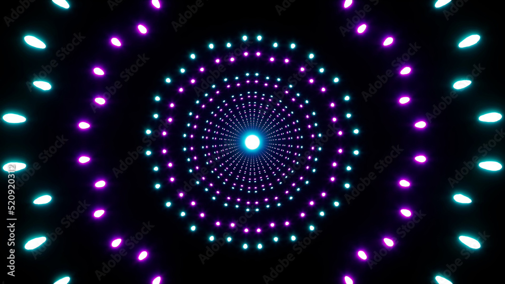 Neon Event Dotted Pattern Lights Overlay Neon Event Dotted Pattern Lights Overlay
