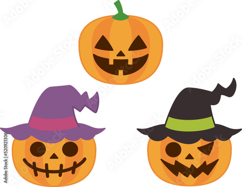 お化けカボチャ　ハロウィン　モンスター