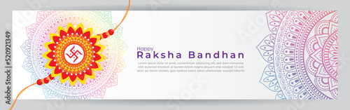 Vector illustration for Indian festival Raksha Bandhan greeting