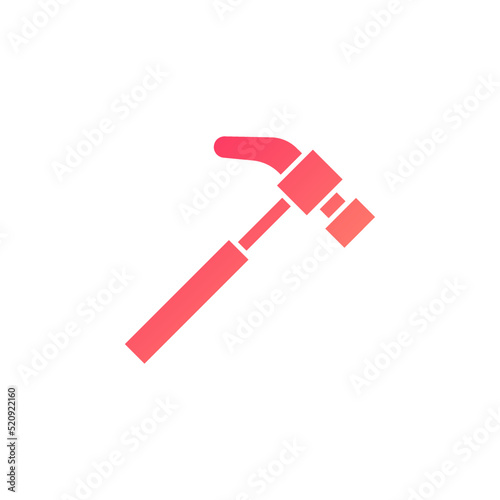 hammer vector for website symbol icon presentation