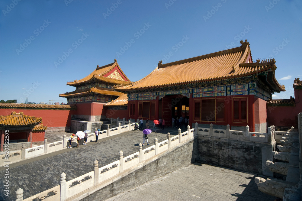 Forbidden Museum in Beijing, China, is one of the largest and most complete preserved wooden buildings in the world. It was listed as a World Cultural Heritage Site in 1987.
