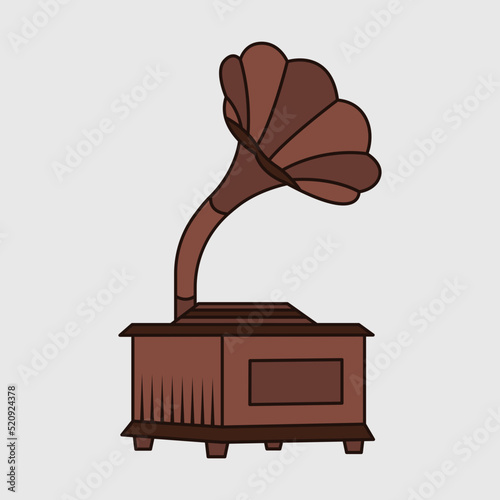 
Phonograph Clipart SVG Cut File, Gramophone Svg, Record Player Svg, Gramophone With Horn Speaker Svg, Radio Gramophone Svg,