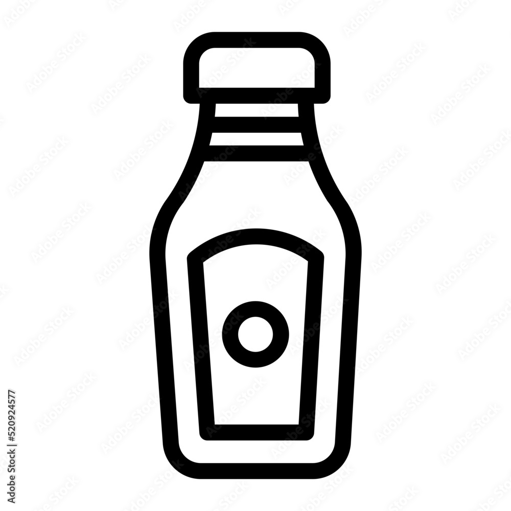 ketchup line icon ketchup line icon