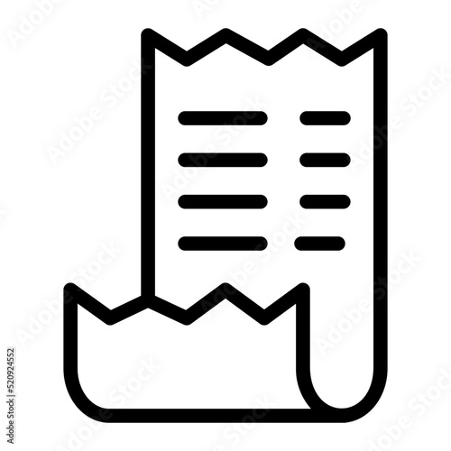bill line icon